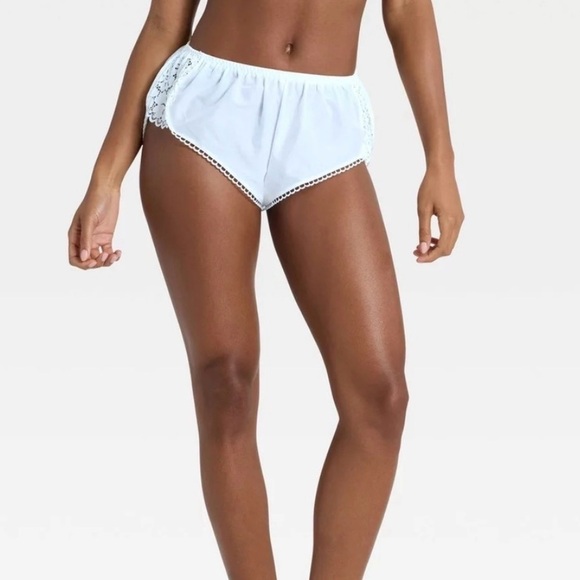 Target Auden White Lace Cotton Lingerie Intimate Woven Bloomers Panti - Picture 12 of 13